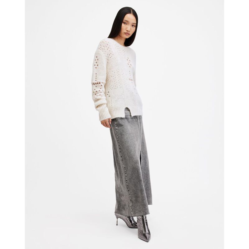 AllSaints Winnie Crew Neck Jumper image number 7